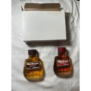 Vintage Mennen Skin Bracer After Shave Spice Scent Burnished Leather 1.5oz Set